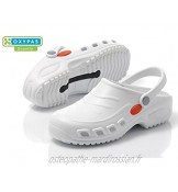 Oxypas 'Gravity' Washable Clog. Slip-resistant Antistatic Nursing Shoes in White