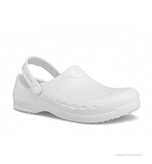 Shoes for Crews 62138V-47 13 ZINC BLANC Chaussures antidérapantes pour femmes et hommes Taille 47 Blanc