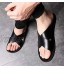 QLIGHA Sandales Homme Chaussures De Plage & Piscine Pantoufles Douche Sandales Flip Flop Claquette Cuir Sandales Toe Sandals Pantoufles
