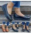 Chaussures pour femme Avec nœud mignon Style gothique Style rétro Bouche plate Confortable En cuir Chaussures de randonnée et de loisirs