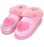 R.Cors Femmes Confortables en Tricot de Coton Maison Pantoufle Maison d'hiver Chaud Intérieur Chaussures