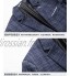 NJBYX Vestes + gilet + pantalon 2021 Cuissons officiels pour hommes Set Hommes Mode Casual Troisième pièce Color : Blue Size : 3XL for 74-80kg