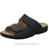 AFS-Schuhe 3502 Pantoufles confortables en cuir avec semelle amovible pour homme Fabriqué en Allemagne