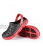 Baijiaye Homme EVA Sandales Pantoufles Sabot Mules Le Chaussures d'été Plage Sandale Pantoufle Noir 43EU