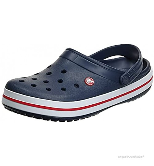 Crocs Crocband Navy Clogs Hausschuhe Blau Sandalen Schuhe Damen Herren Shoes Größe 41 42 M8 W10