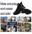 Antidérapante Respirante Baskets de Sécurité,Travail Chantiers Industrie Sneakers Protection Embout en Acier Basket de Sports Trekking,▁