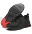 BYYDYSRFLO Chaussures de sécurité pour Hommes Anti-crevaison Embout en Acier Industriel Appliquer l'industrie de la Construction au Chantier de Construction Black-2-Label 39 EU38.5 US6.5 UK6