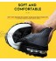Chaussures De Sécurité Antidérapantes Chaussures De Travail pour Hommes avec Embout en Acier Bottes De Sécurité Baskets De Travail Botte De Travail Anti-Coup De PoignardSize:39,Color:Le Noir