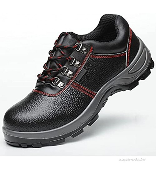 NYPB Embout Acier Chaussures de Sécurité pour Homme Chaussures de Travail Sneakers Anti-Perforation Antidérapantes Chaussures de Industrielles de Sécurité Respirante Légères