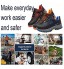 Quiteyan Sécurité avec Embout en Acier，Homme Femme Legere Baskets Securite Chaussure de Embout de Protection en Acier Chaussure de Chantier，▁