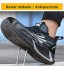 SICHUANG Chaussures de Sécurité Hommes Femmes Chaussure de Travail Embout en Acier Anti-Perforation Chaussures de Chantier Légères Respirante Sneaker