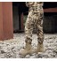 Bottes de randonnée Militaires Combat Tactique Bottes de Cheville de sécurité Botte de Police Militaire Patrouille de sécurité Cadet Tactique,Sand color-40