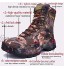 Bottes Militaires pour Hommes Bottes de Combat Tactiques de l'armée Supérieure Imperméable Respirant en Plein air Trekking Bottes de randonnée Chaussures,A,42（UK8）