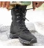 BYYDYSRFLO Chaussures militaires tactiques Chaussures d'extérieur légères et respirantes Doublure en maille Pour toutes les saisons les voyages le camping Noir
