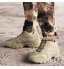 DFGRFN Bottes Militaires pour Hommes,Bottes d'entraînement antidérapantes à Lacets,Automne et Hiver Chaussures d'armée pour Adultes de Marche Respirantes Basses,Sand Color-42