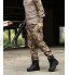 HMNS Bottes de Combat Tactiques Militaires pour Hommes Chaussures Respirantes du désert de l'armée des Forces spéciales Chaussures de Cheville de Patrouille de démarrage,Noir,46 EU
