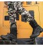 JRYⓇ Bottes de randonnée pour Hommes Bottes Militaires Chaussures de Trekking Marche Escalade Chaussures de Travail pour Hommes pour Camping Randonnée Alpinisme Off-Road