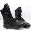 QINHE Bottes du Désert Hommes Bottes Tactiques De Combat en Plein Air Forces Spéciales Sécurité Travail Armée Chaussures Été Randonnée Haut Botte Légère,Black2-44