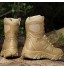 QINHE Chaussures De L'armée Bottes De Combat Militaires Bottes du Désert des Forces Spéciales Hommes Randonnée en Plein Air Léger Antidérapant Sécurité Police Botte Haute Grande Taille,Khaki-47