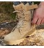 RENHONG pour des Hommes Ultra-léger Respirant Militaire Armée Bottes de Combat Tactiques Botte de Patrouille de la Police de la sécurité Chaussures d'extérieur du désert Latéral