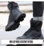 YQSHOES Travail Sécurité en Acier Orteil Hommes Bottes Anti-Fracassant Combat Bottine Militaire Tactique Désert Botte Armée Hommes Chaussures