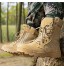 YUHAI Bottes de Combat pour Hommes avec Fermeture à glissière latérale Chaussures de randonnée en Plein air Bottes Tactiques Bottes de Patrouille imperméables,Sand-44UK 10
