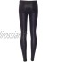 Boolavard Pantalon Leggings en Cuir Noir Collants Taille Haute en Stretchy pour Femme Filles Taille Unique pour XS-L EU 34-42 UK 6-14