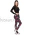 CHIC Diary Leggings De Sport Femme Numérique 3D Imprimé Slim Fit Elastique Pantalon De Yoga Taille Haute