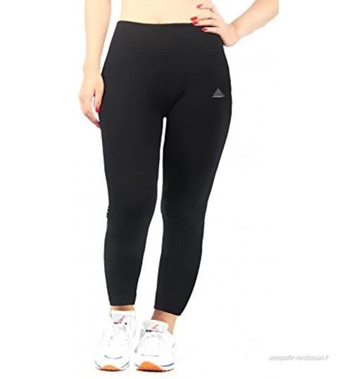 iloveSIA Pantalon Collant Caleçon Legging Long Femme Sport Workout Taille 44 46 48 50