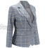 YYNUDA Femme Blazer Slim Fit Travail Office Manche Longue Blazer Jacket Suit Jacket